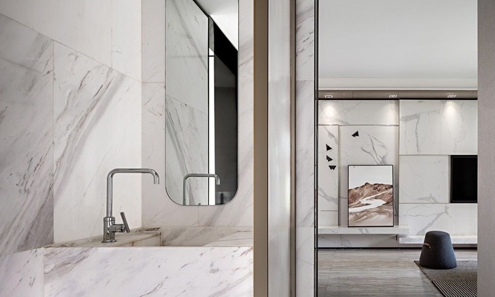 现代简约风格室内家装案例效果图-卫生间 现代简约风格室内家装案例效果图-卫生间