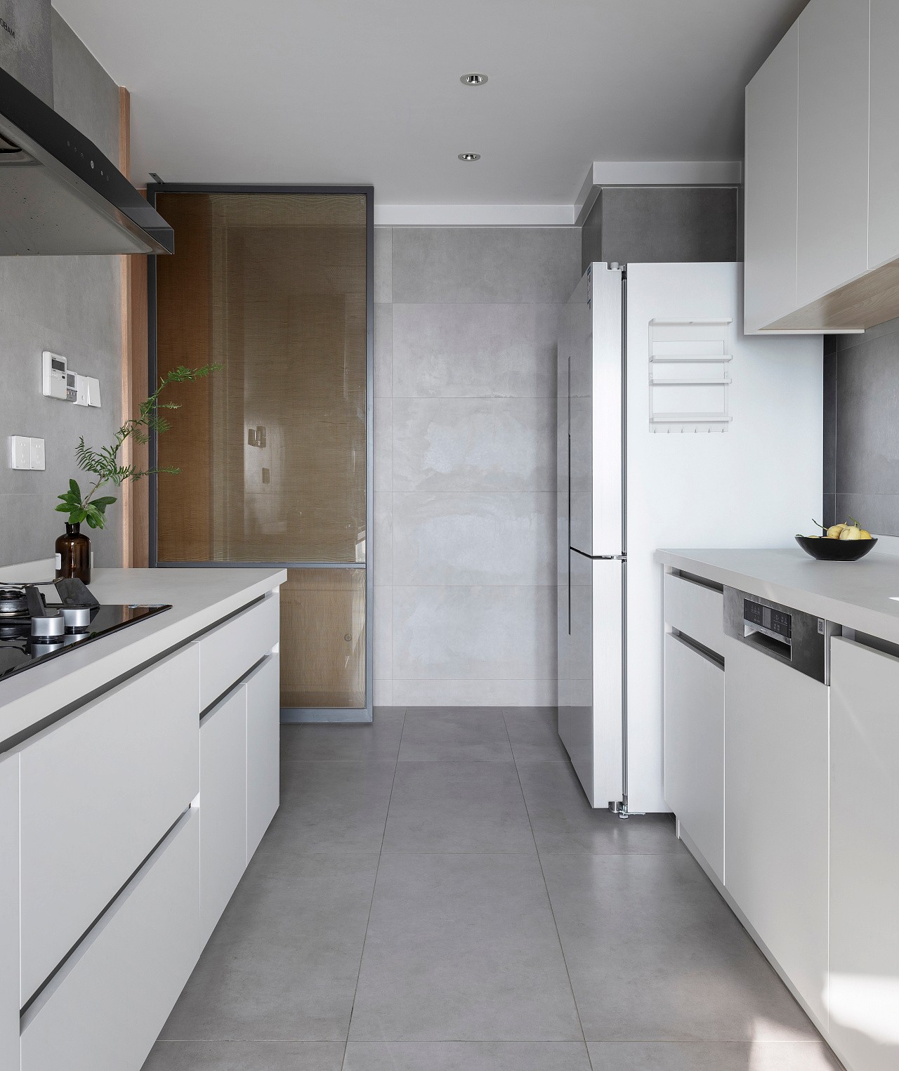 装修案例现代简约风格室内装修效果图-厨房 装修案例现代简约风格室内装修效果图-厨房