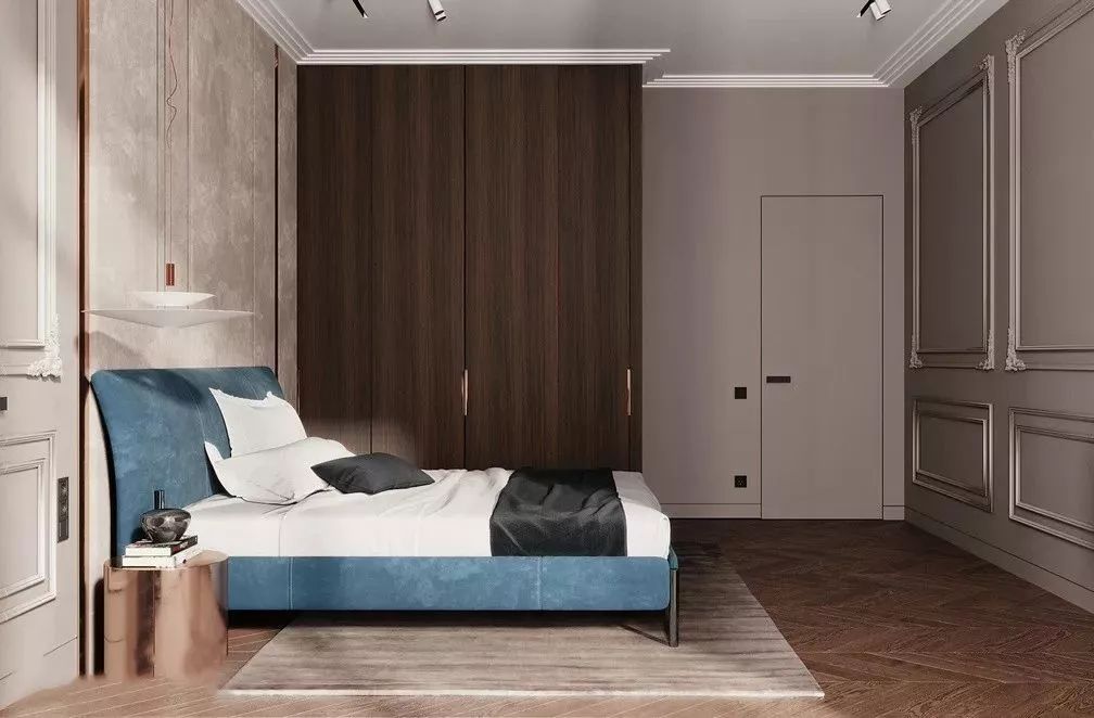 佛山装修公司现代轻奢风格室内装修效果图-卧室 佛山装修公司现代轻奢风格室内装修效果图-卧室