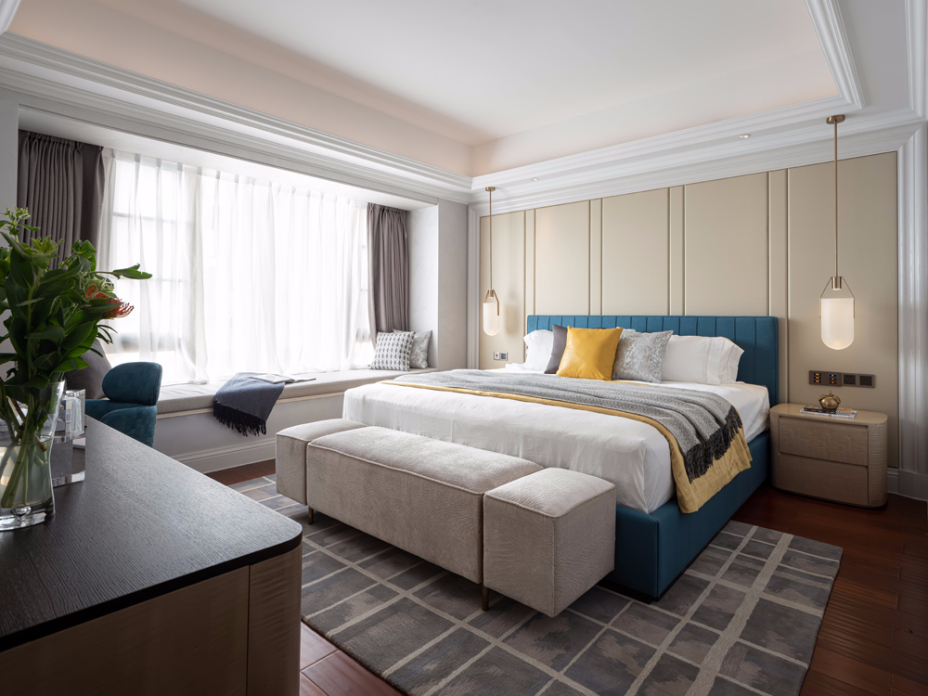 现代简约风格室内家装案例效果图-主卧 现代简约风格室内家装案例效果图-主卧