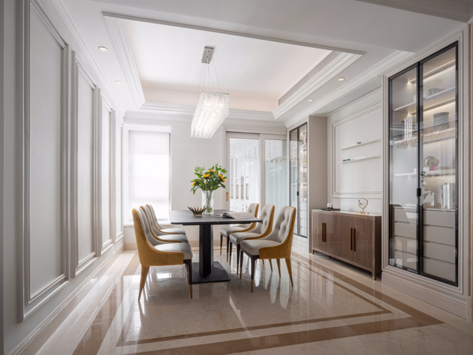 现代简约风格室内家装案例效果图-餐厅 现代简约风格室内家装案例效果图-餐厅