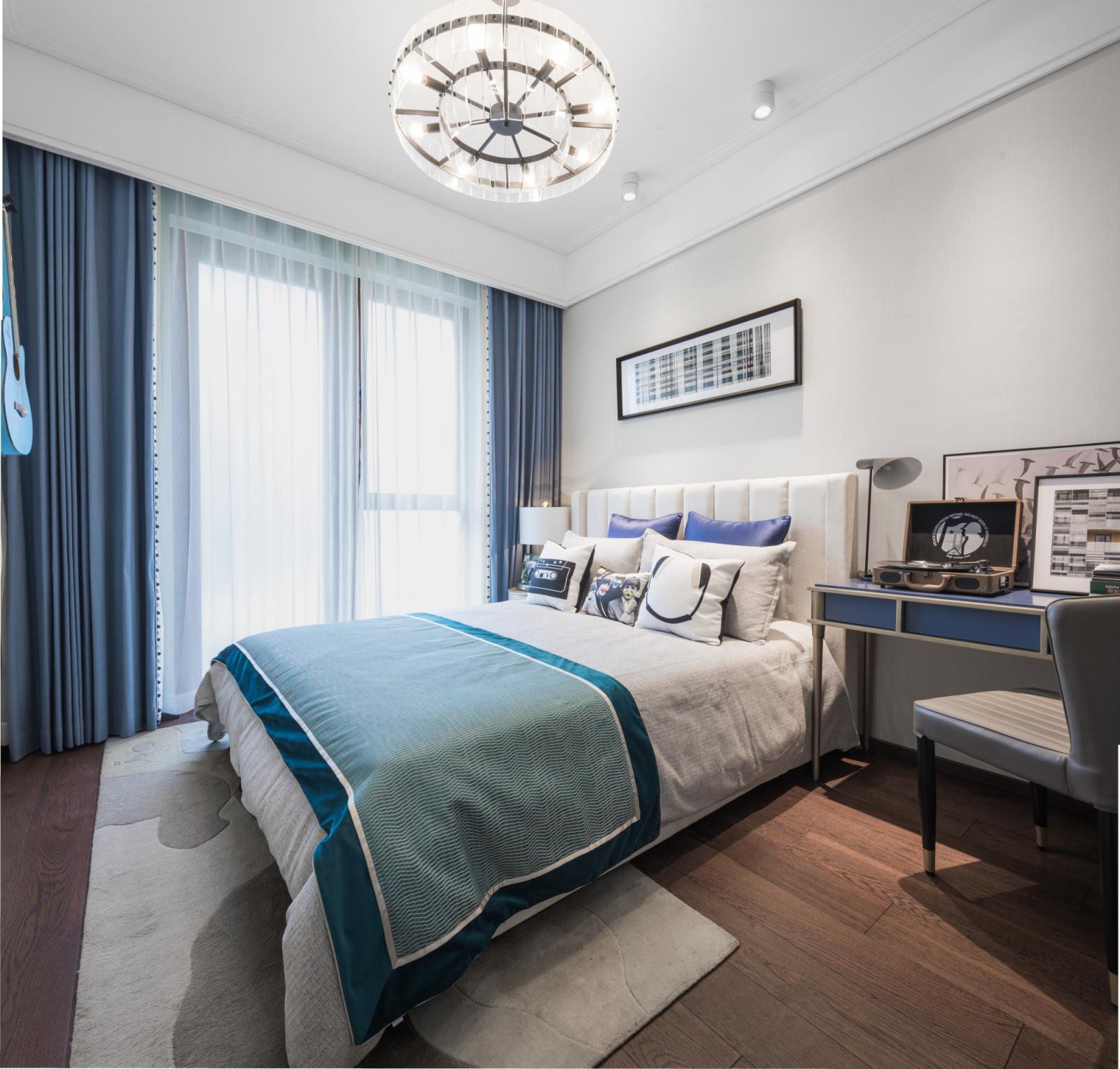 新中式风格室内设计家装案例-次卧 新中式风格室内设计家装案例-次卧