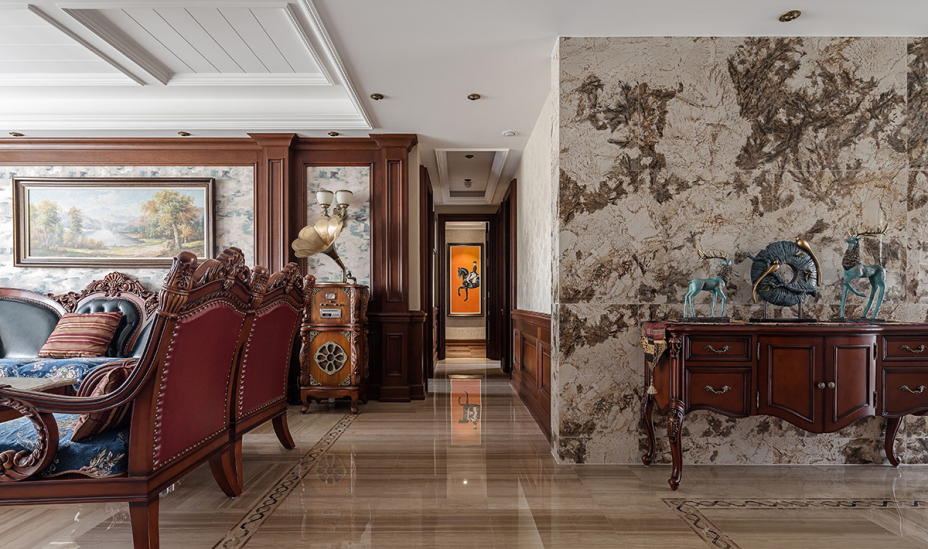 新古典风格家装设计室内装修效果图-走廊 新古典风格家装设计室内装修效果图-走廊