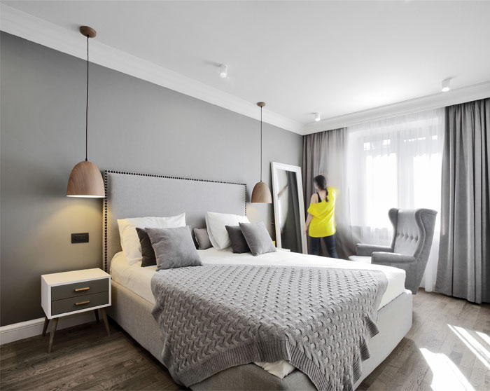 广州装修公司简欧风格室内装修效果图-卧室 广州装修公司简欧风格室内装修效果图-卧室