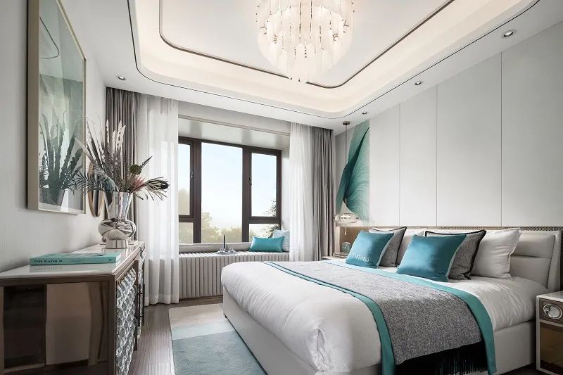 现代摩登风格室内设计家装案例-主卧 现代摩登风格室内设计家装案例-主卧